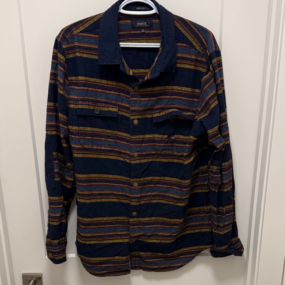 Roark Men’s Multicolor Striped Shirt